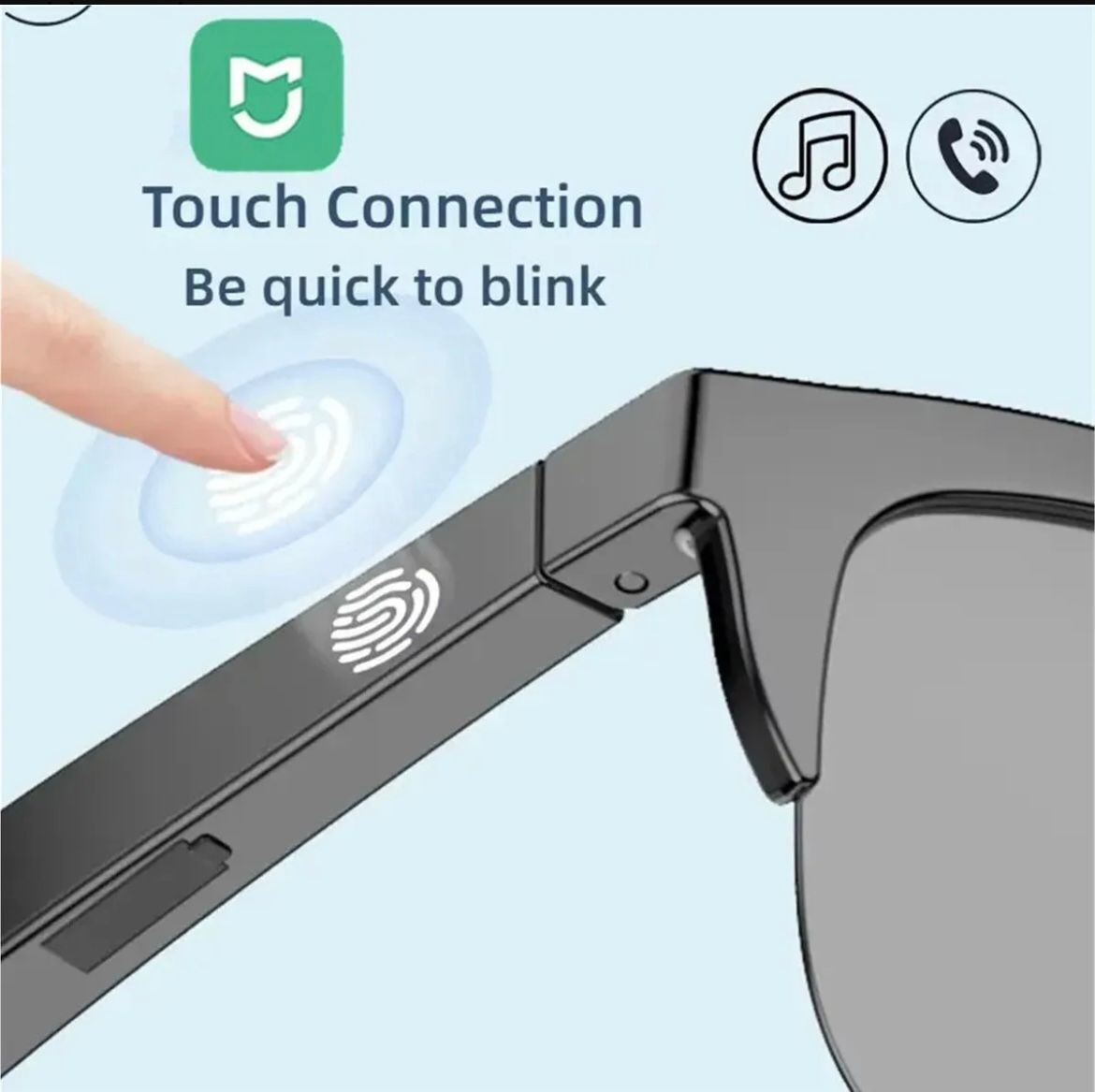 Gafas Inalambricas Iinteligentes Tactil