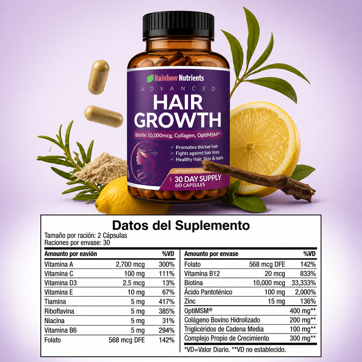 HAIR GROWTH - TRATAMIENTO CAPILAR