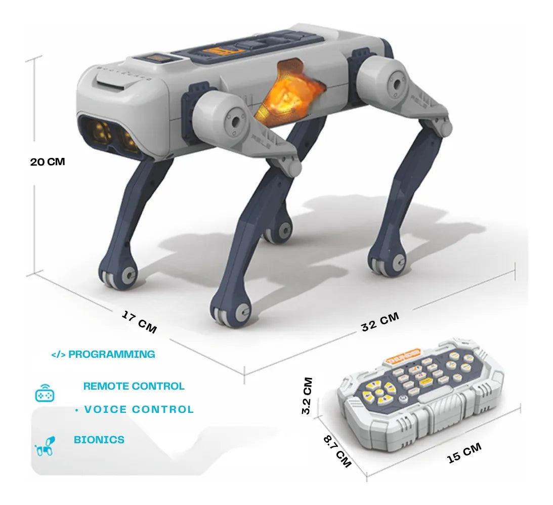 CH -Perro Robot Inteligente Con Ia - Con