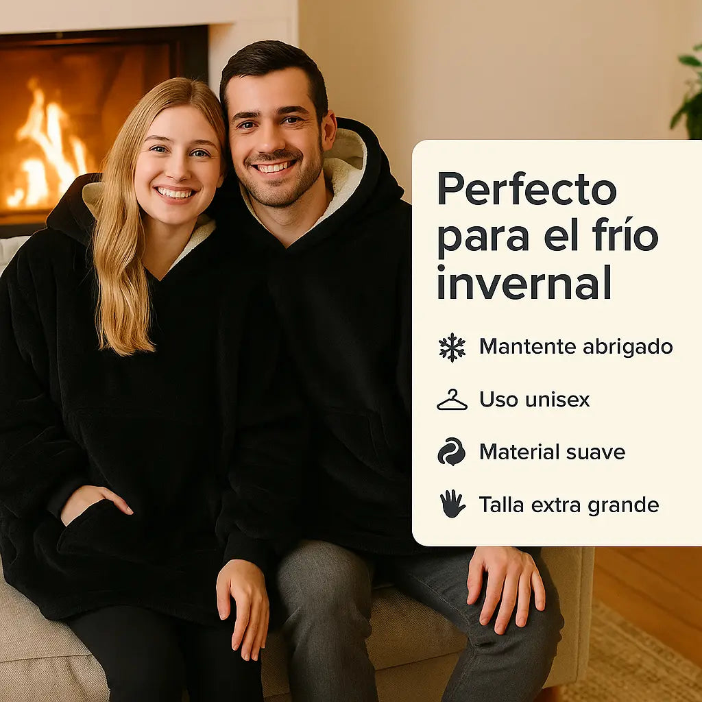 Poleron Sudadera Invierno Polar Sherpa