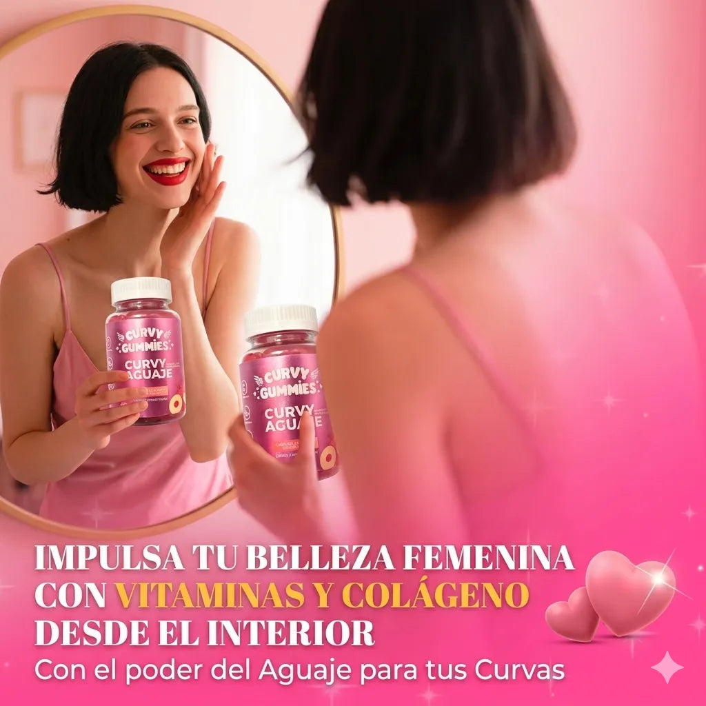 Curvi Gummies...Aumenta – Moldea – Fitoestrógenos Caderas y Senos