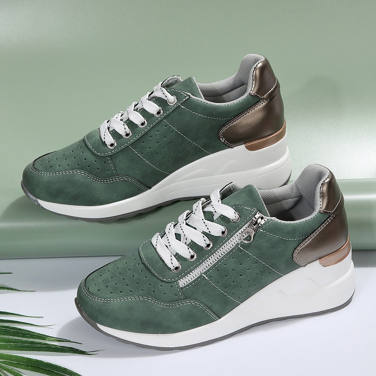 Women'S Shoes Zipper Sneakers
