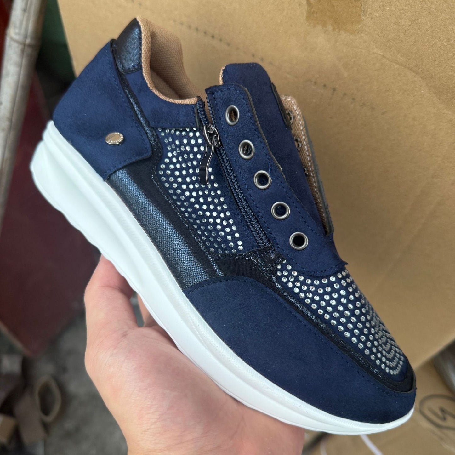 Fashion British Inner Height Increasing Shoes