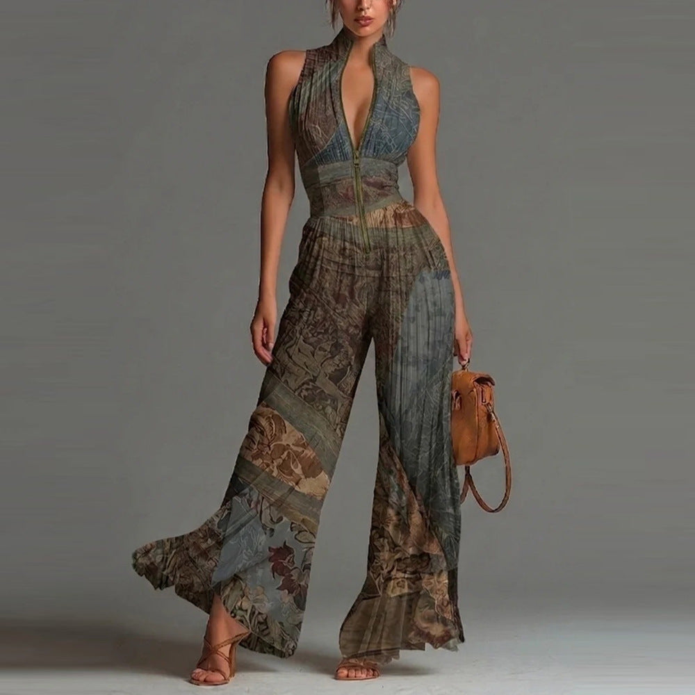 Sexy Pleated Jumpsuit