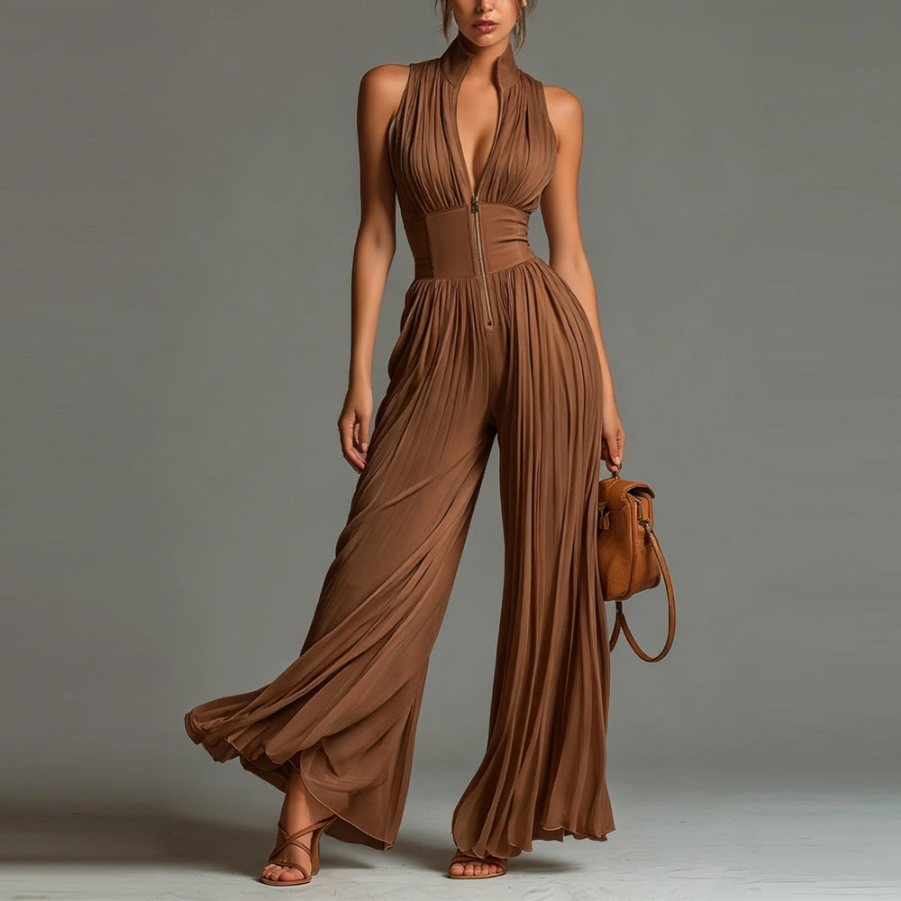 Sexy Pleated Jumpsuit